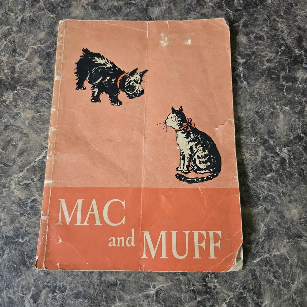 Vintage Mac and Muff Pre-Primer Level One Workbook - 1957